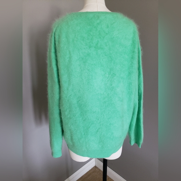New! J.Crew Brushed Cashmere green sweater BV381 - Picture 6 of 10